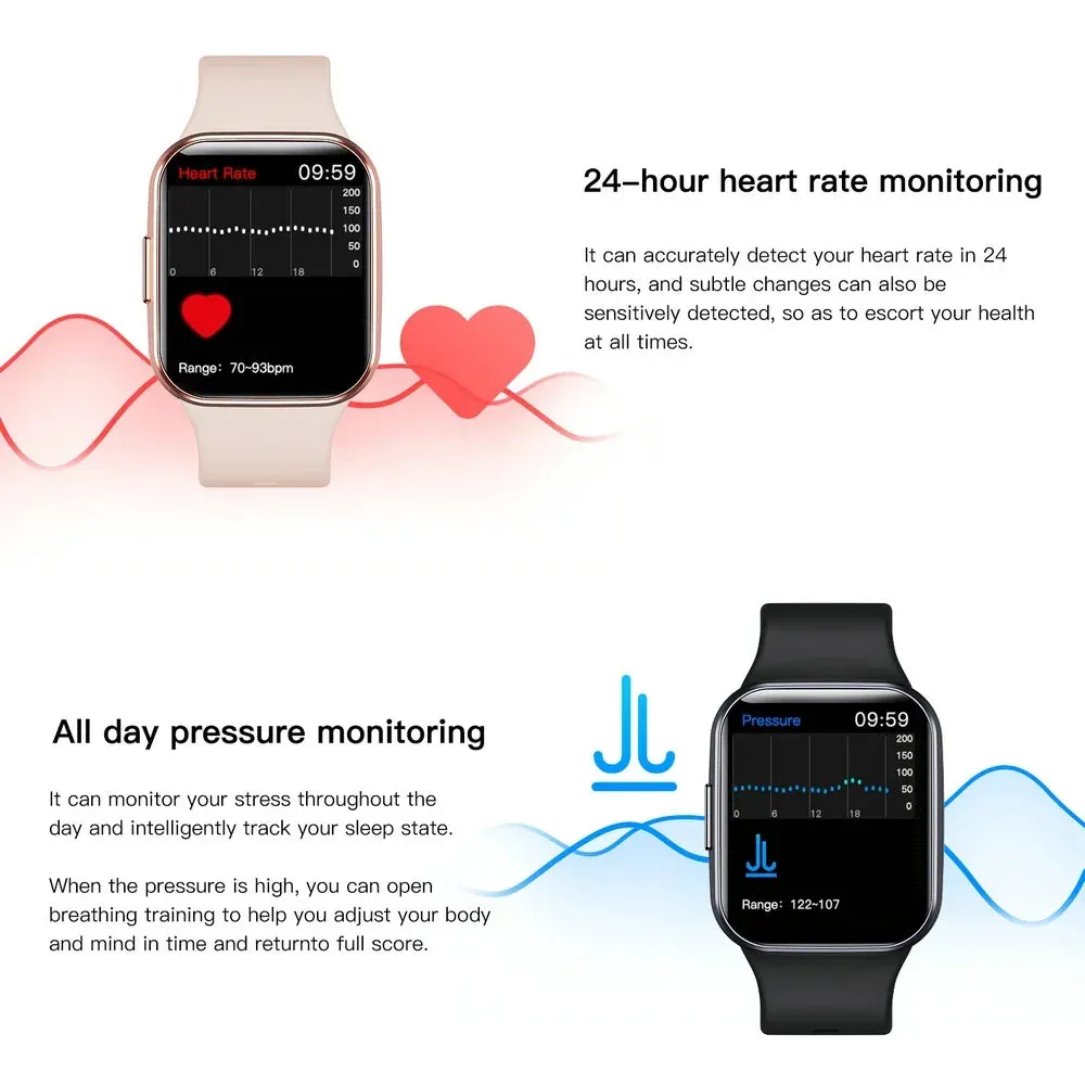 EFFEOKKI 1.69" HD Display Smart Fitness Watch