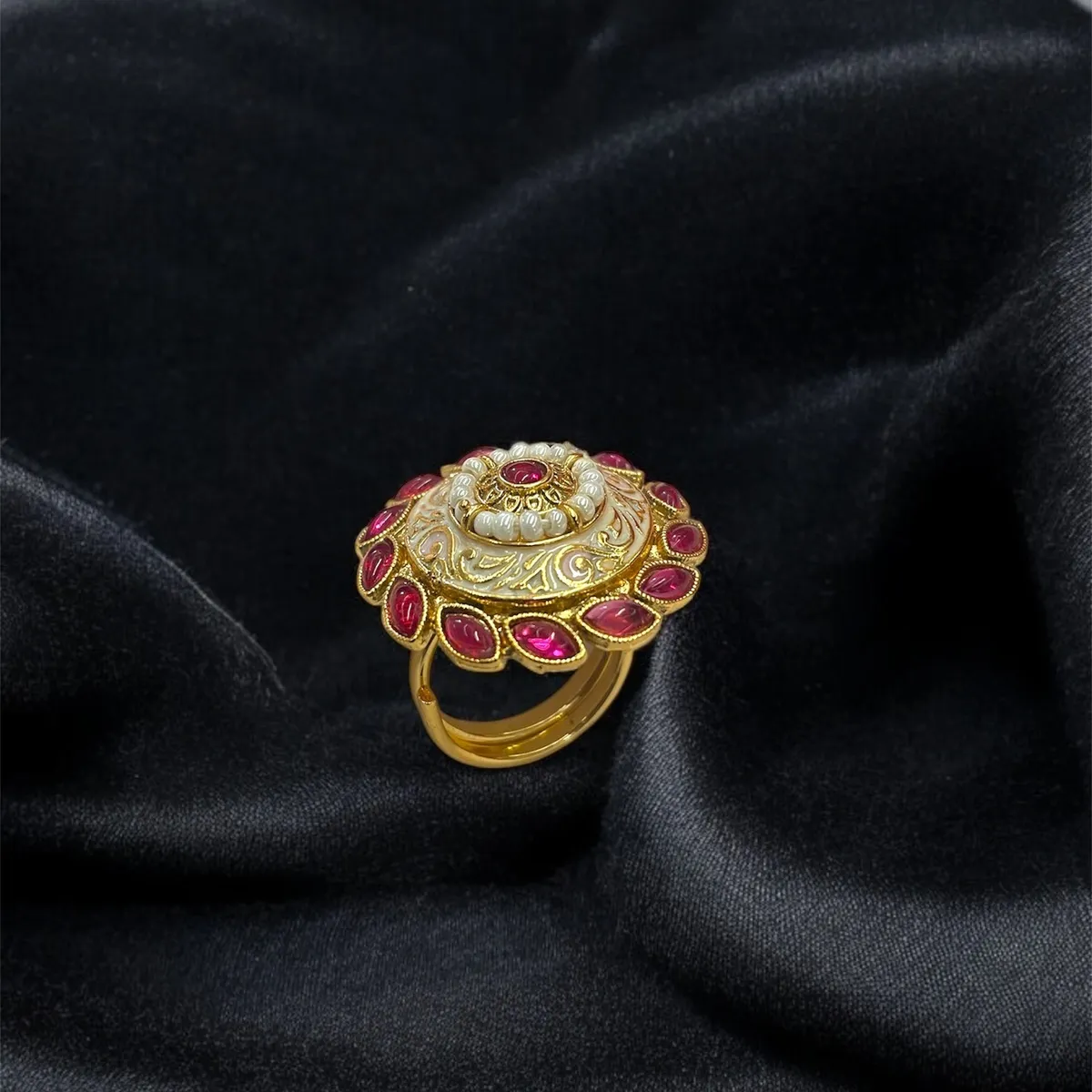 Elegant Gold Plated Adjustable Rings for Women – Timeless Fashion Jewelry