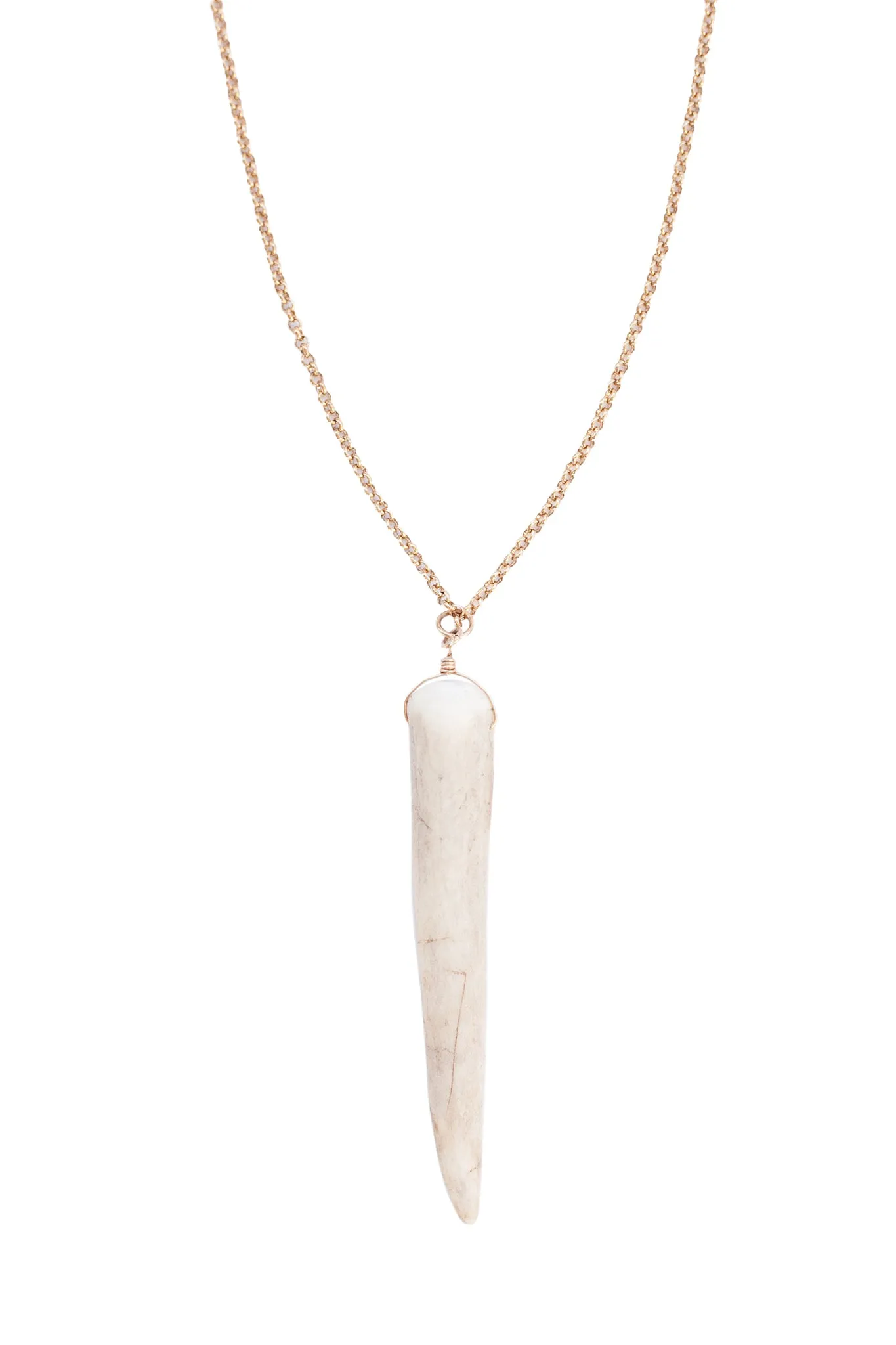 Elk Tip Necklace