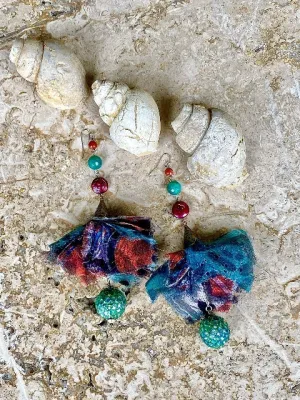 Eloise Fabric Statement Earrings