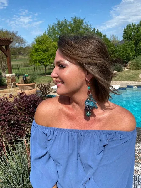 Eloise Fabric Statement Earrings