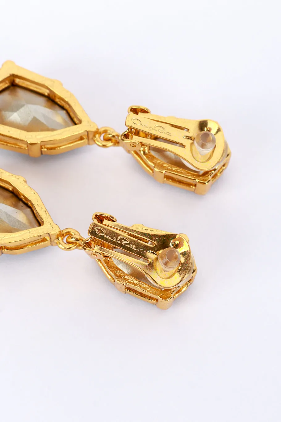 Emerald Gem Drop Earrings