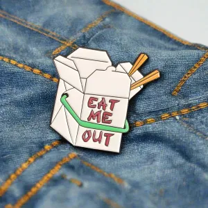 EMO- Take Out Box Enamel Pin