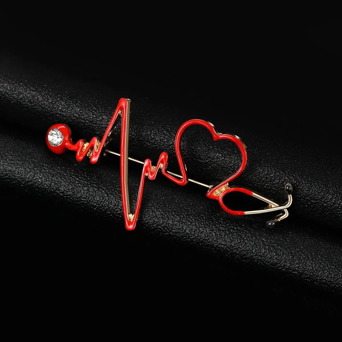 Enamel Medical Series Brooches