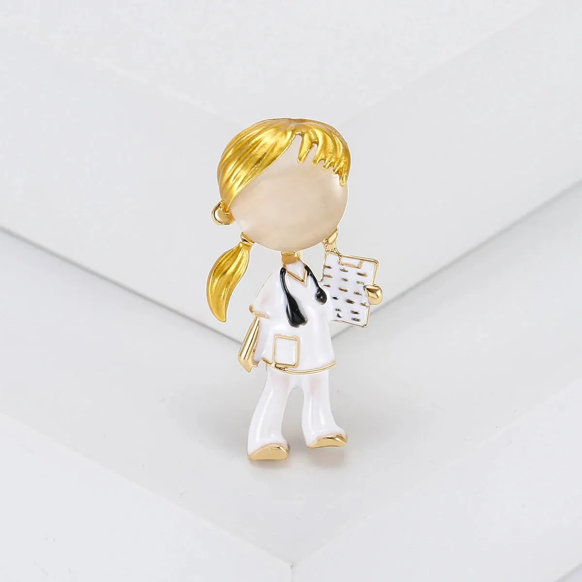 Enamel Medical Series Brooches