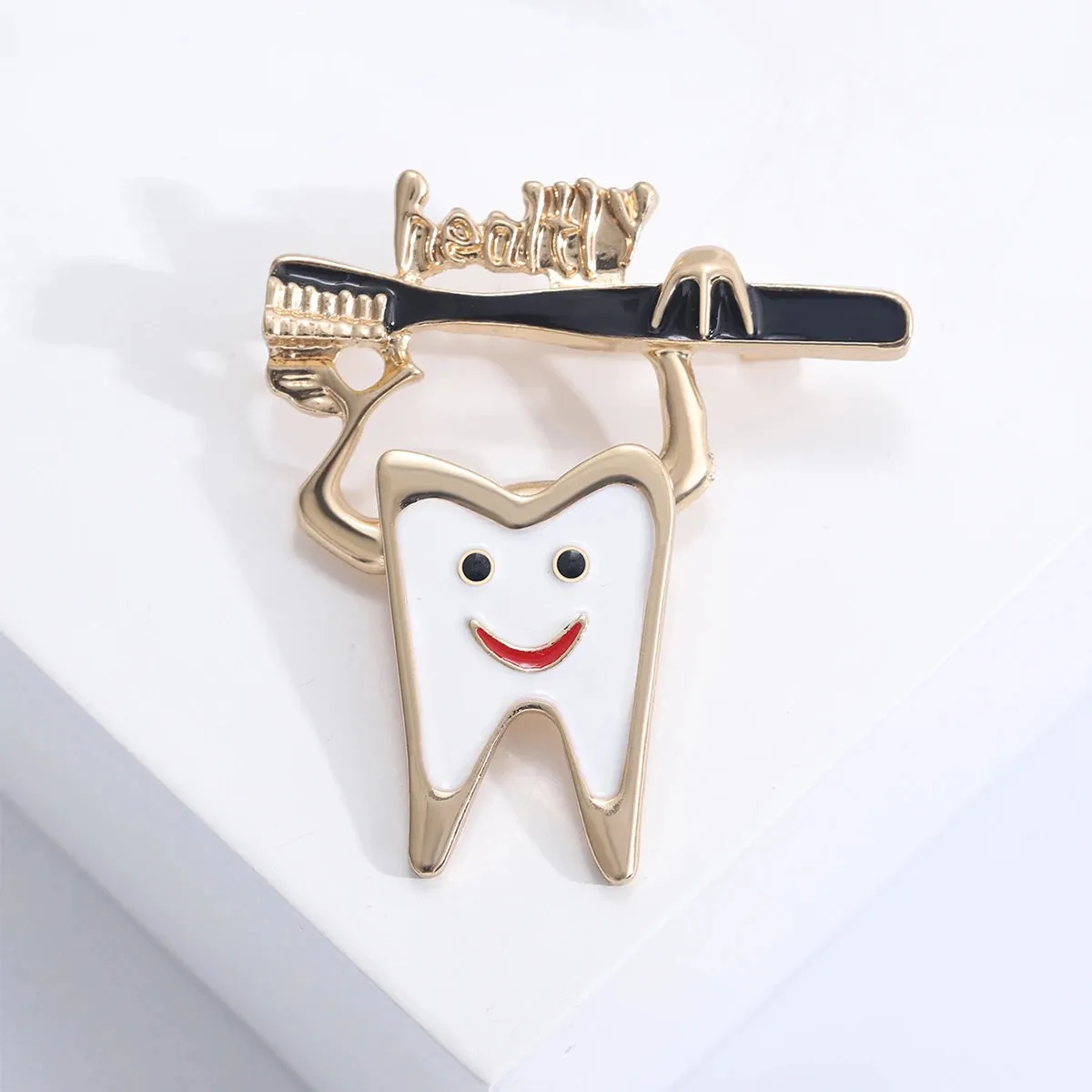 Enamel Medical Series Brooches