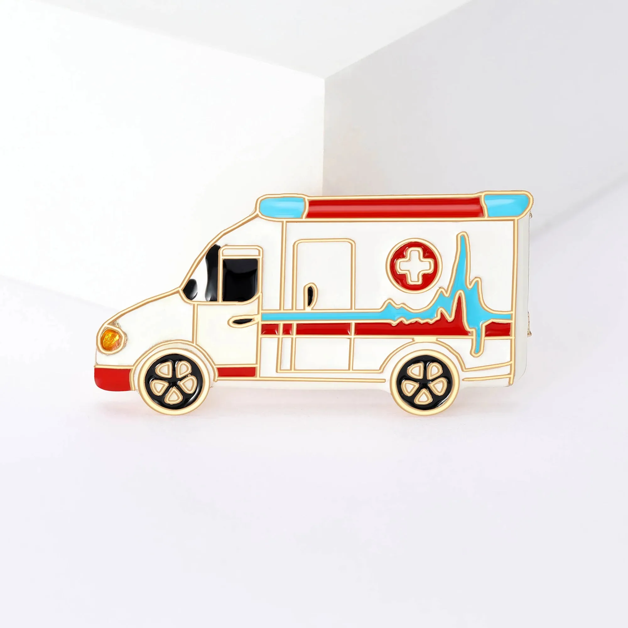 Enamel Medical Series Brooches