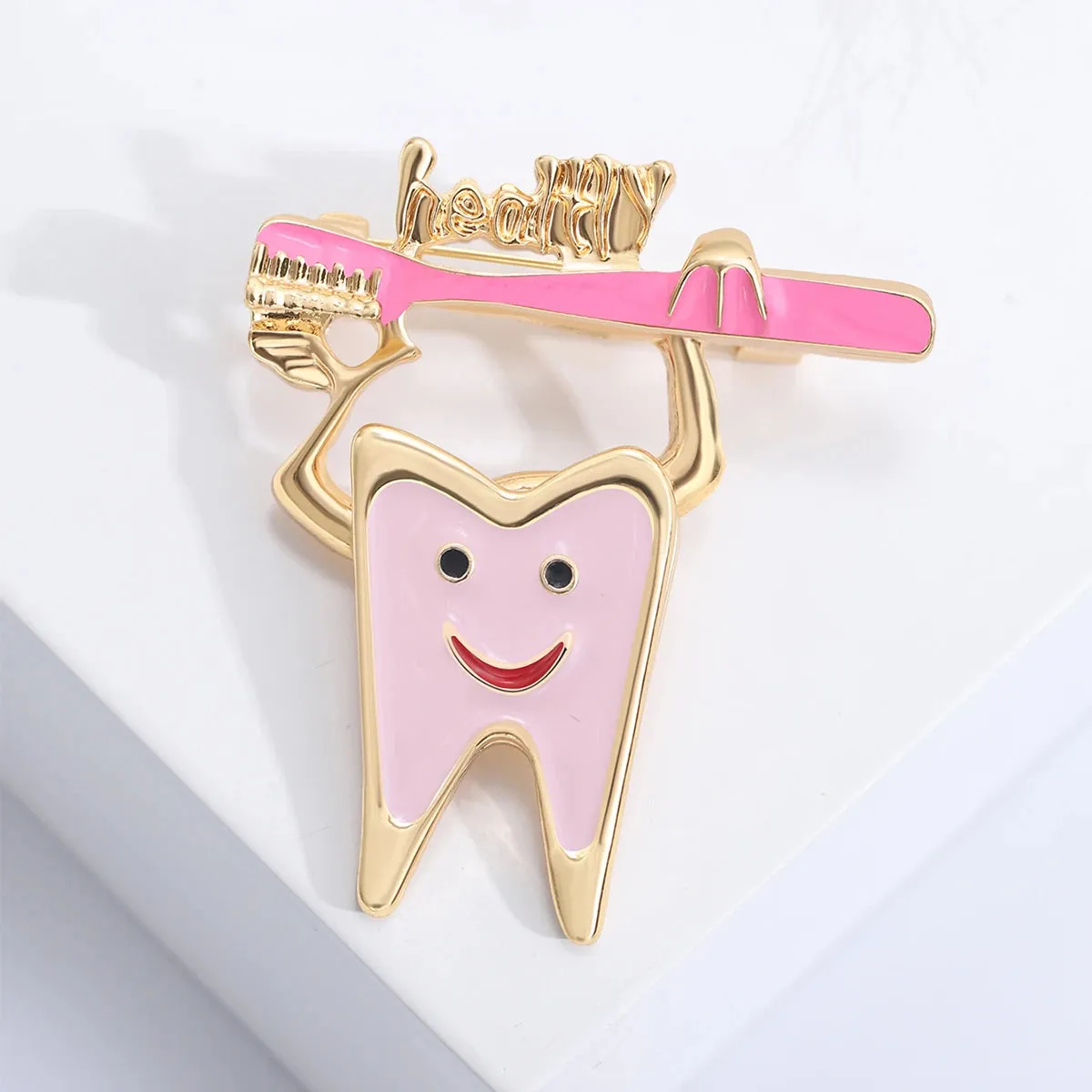 Enamel Medical Series Brooches