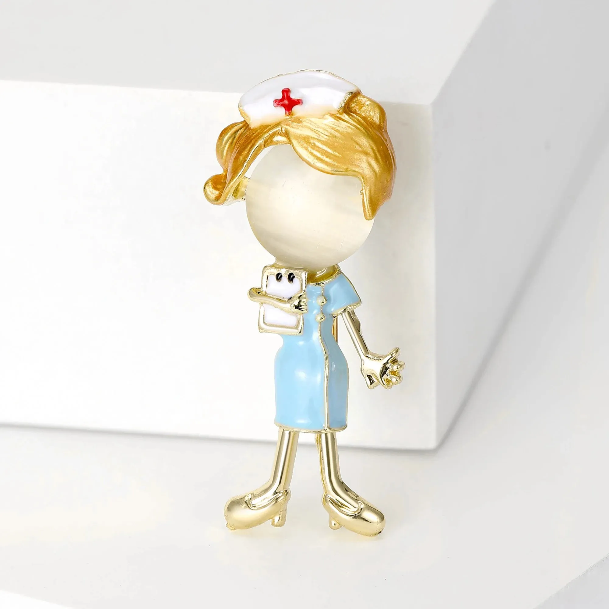 Enamel Medical Series Brooches