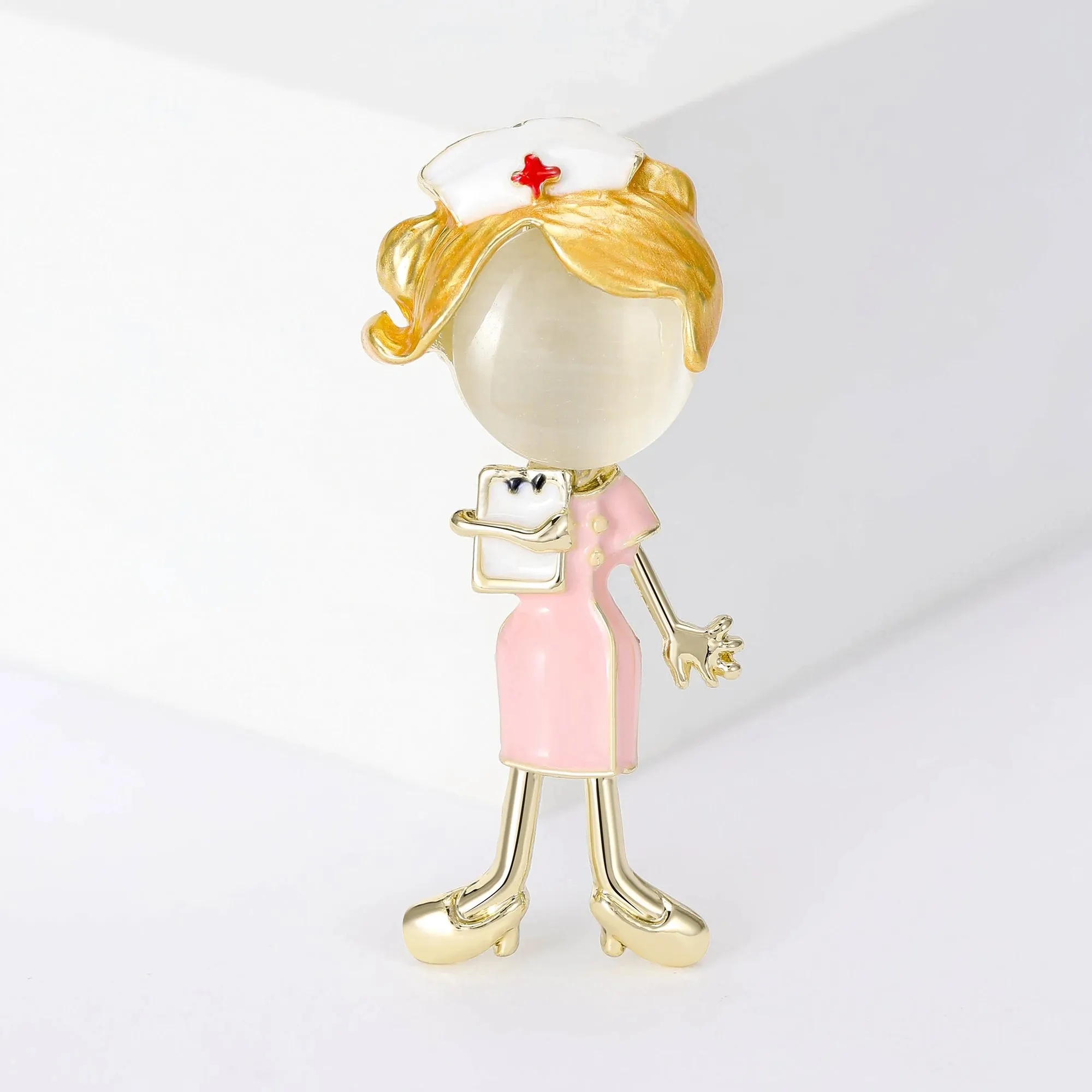 Enamel Medical Series Brooches