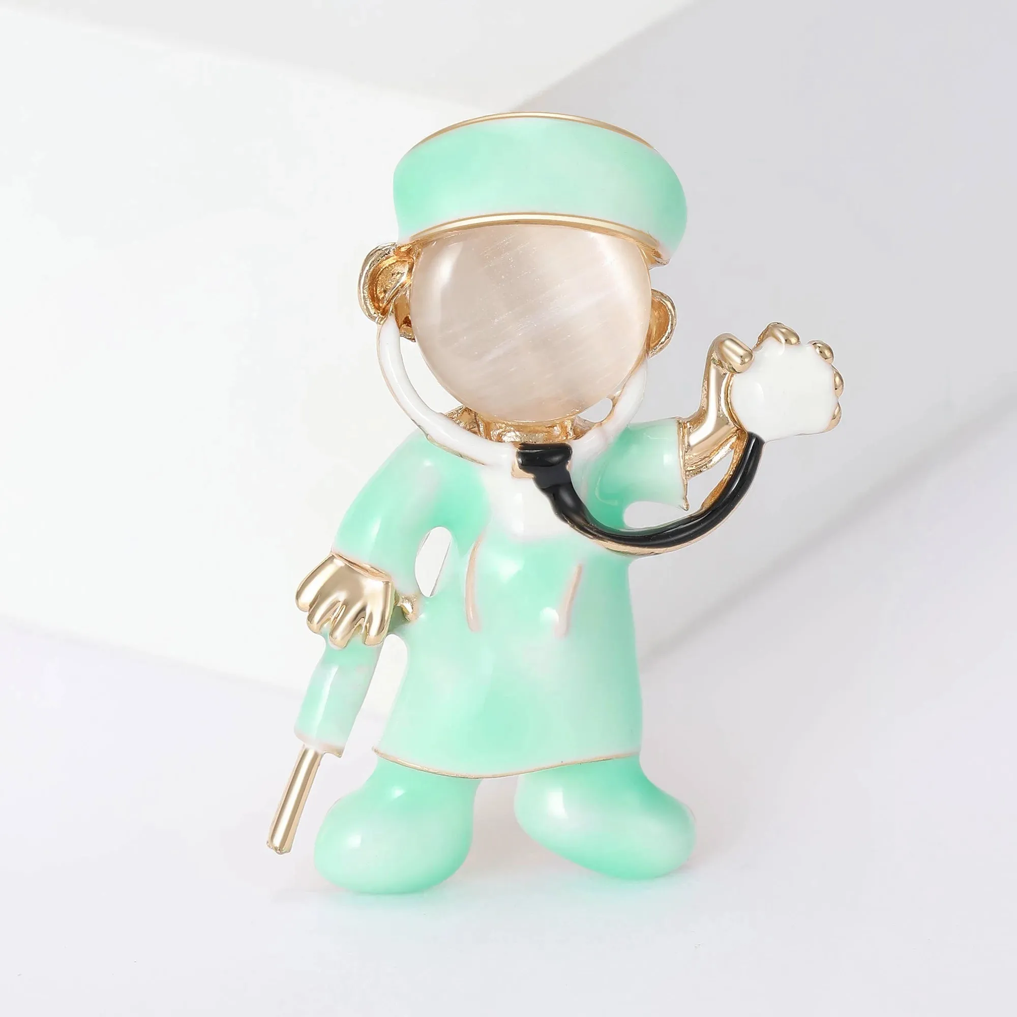 Enamel Medical Series Brooches