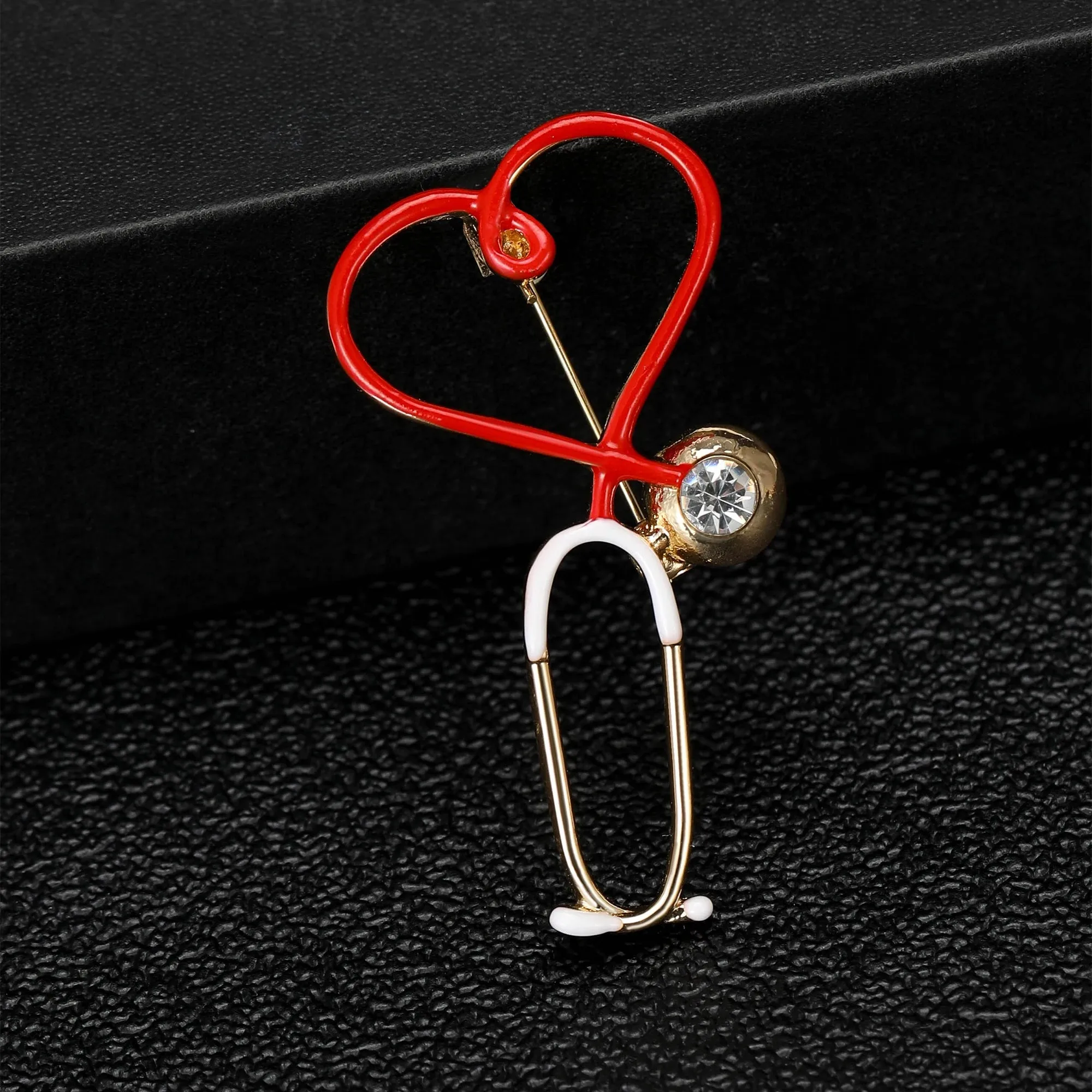 Enamel Medical Series Brooches