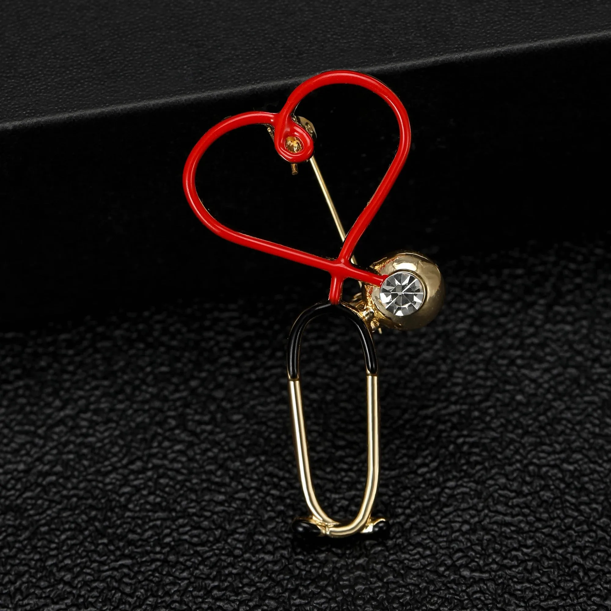Enamel Medical Series Brooches