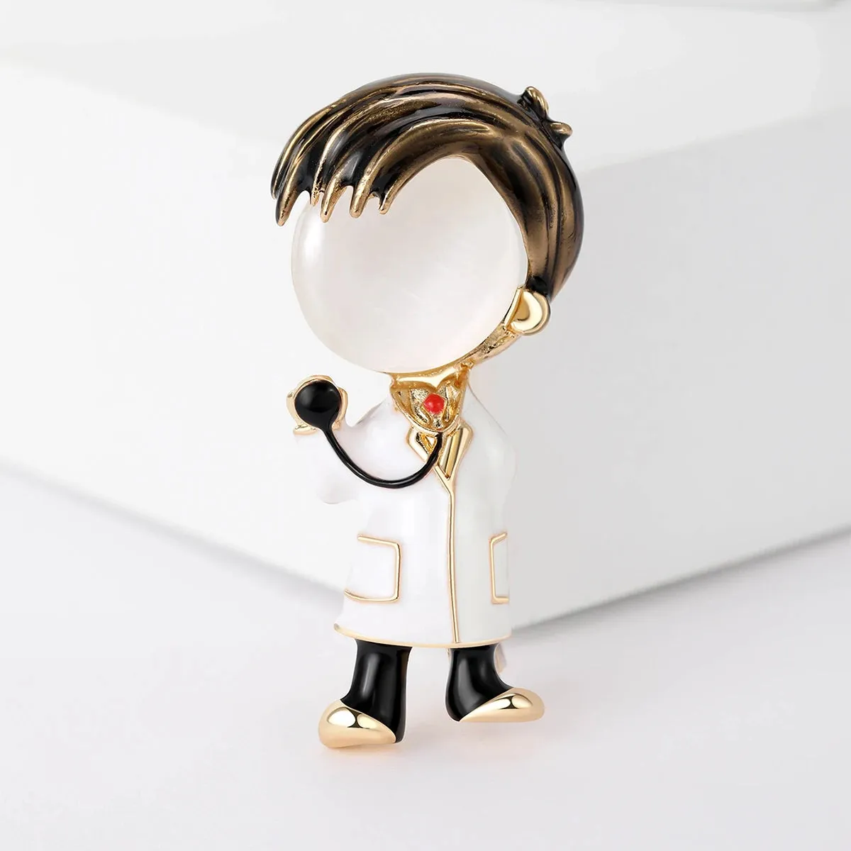 Enamel Medical Series Brooches