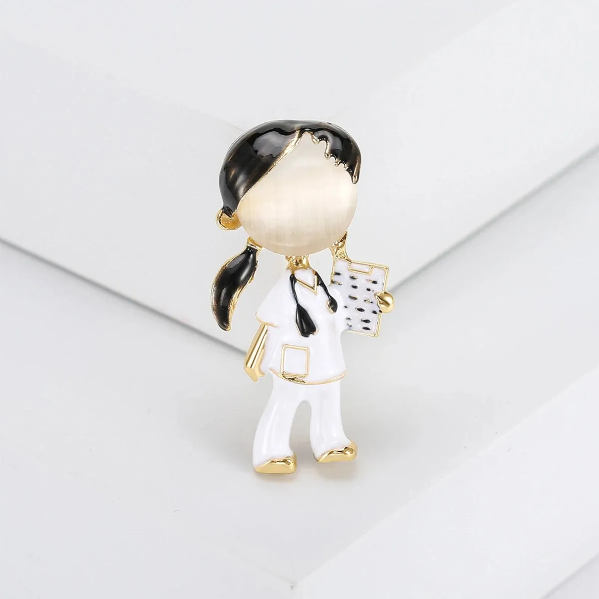Enamel Medical Series Brooches