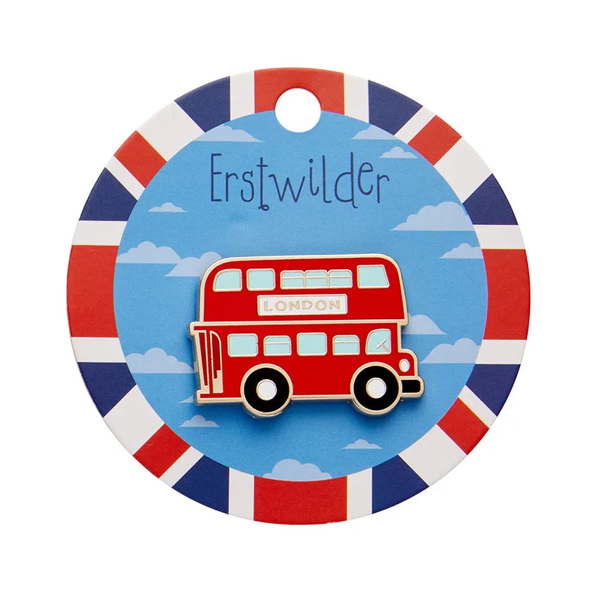 Erstwilder Double-Decker Enamel Pin