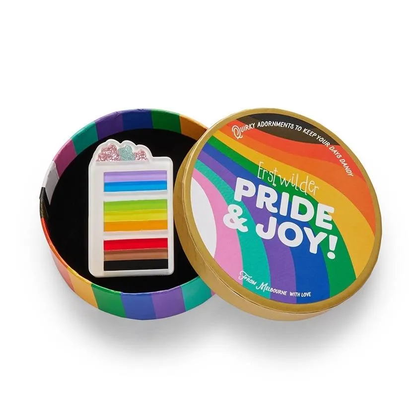 Erstwilder Slice of Pride Cake Brooch