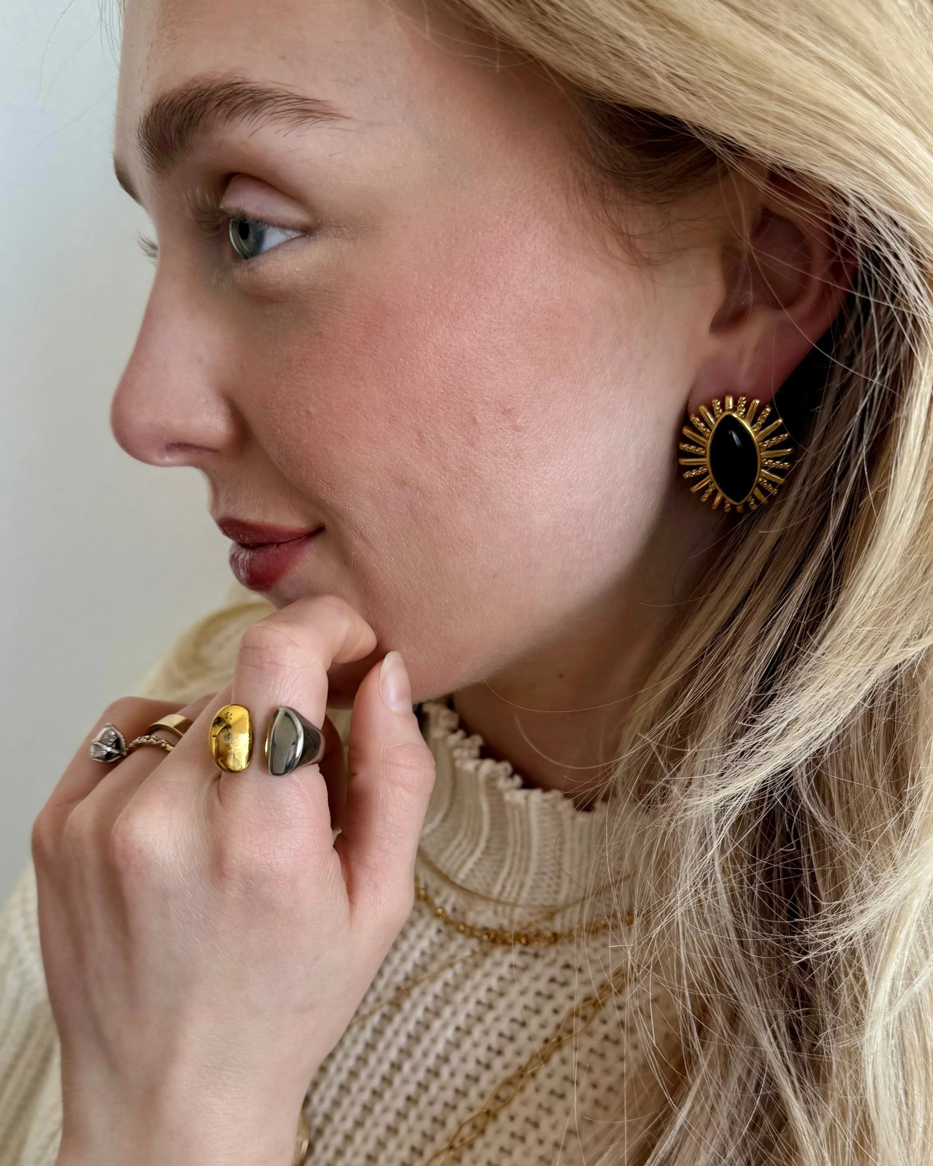 Esha Statement Studs