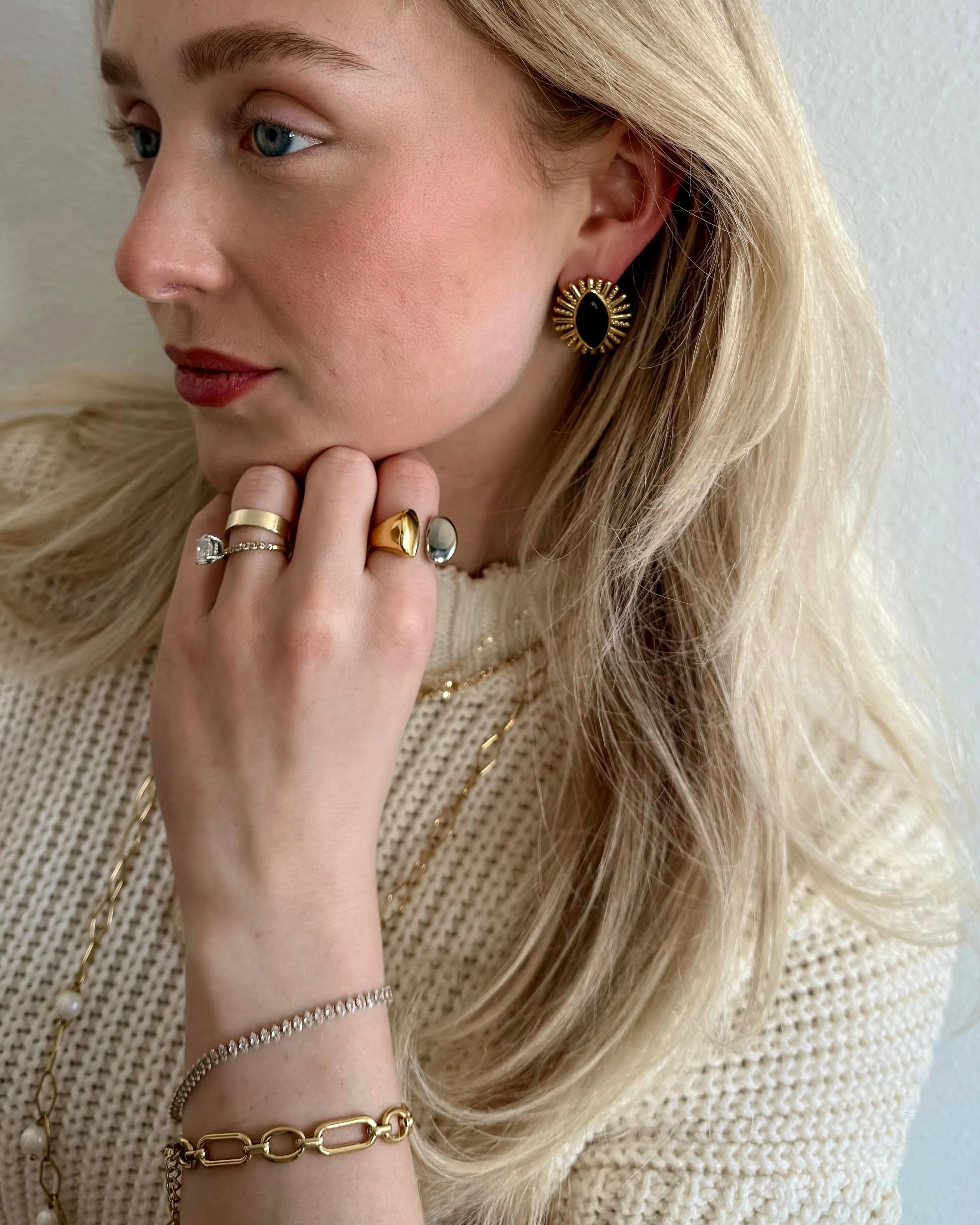 Esha Statement Studs