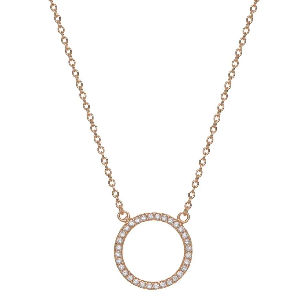 ETERNITY NECKLACE, ROSE GOLD
