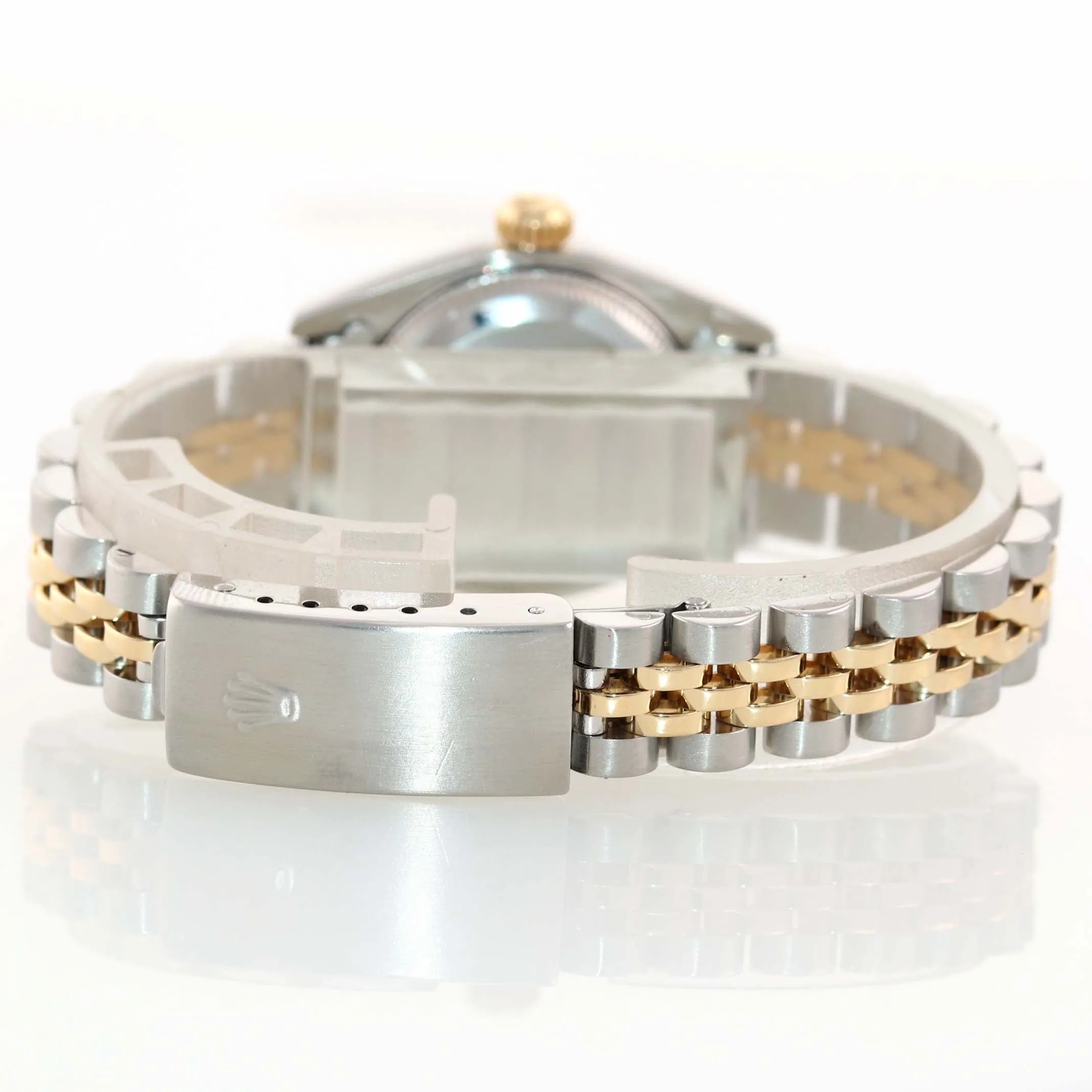 FACTORY MOP Roman Ladies Rolex DateJust 79173 Two Tone Gold Jubilee Watch