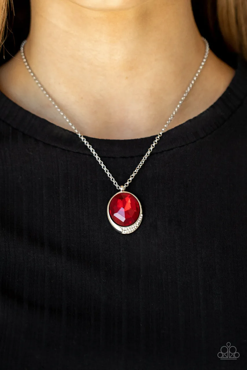 Fashion Finale Red Paparazzi Necklace