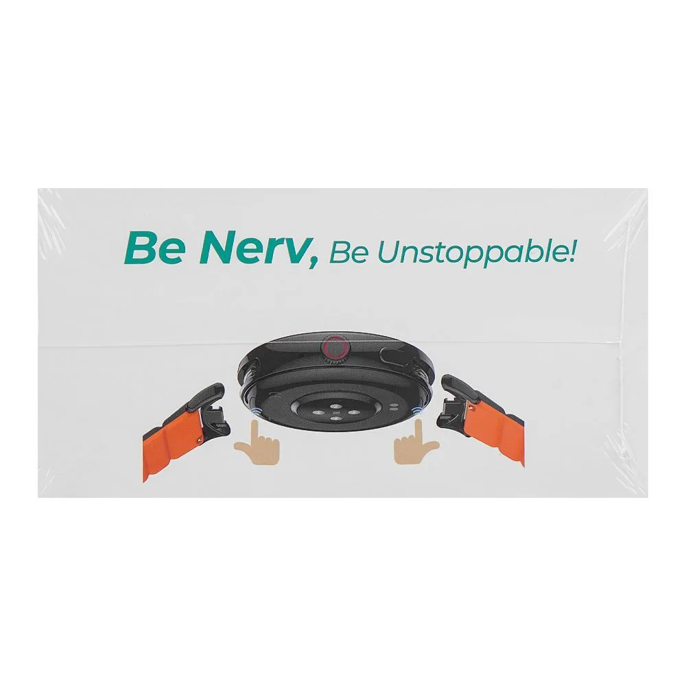 Faster 1.43" Amoled Display Nerv 4 Pro Smart Watch, 2 Straps   Neck Band, Grey