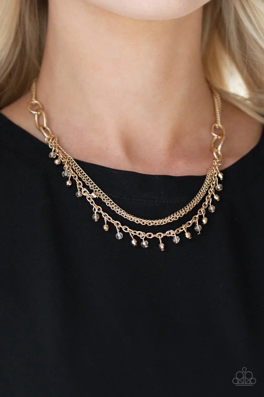 Financially Fabulous Gold Paparazzi Necklace