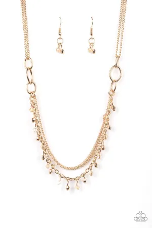 Financially Fabulous Gold Paparazzi Necklace