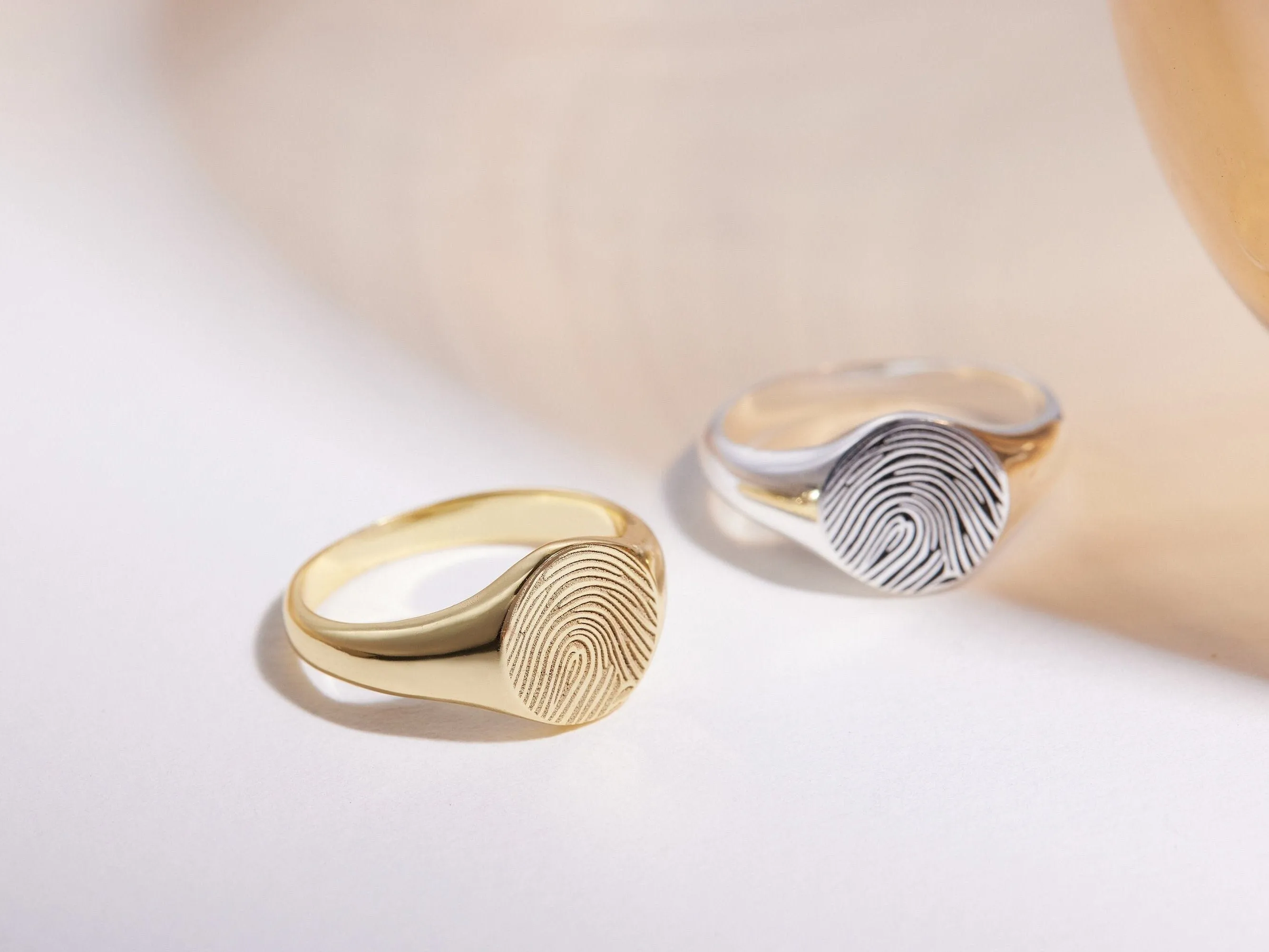 Finger Print Rings