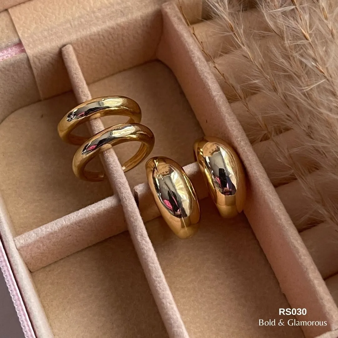 Finger Ring Set | RS030 | Gold