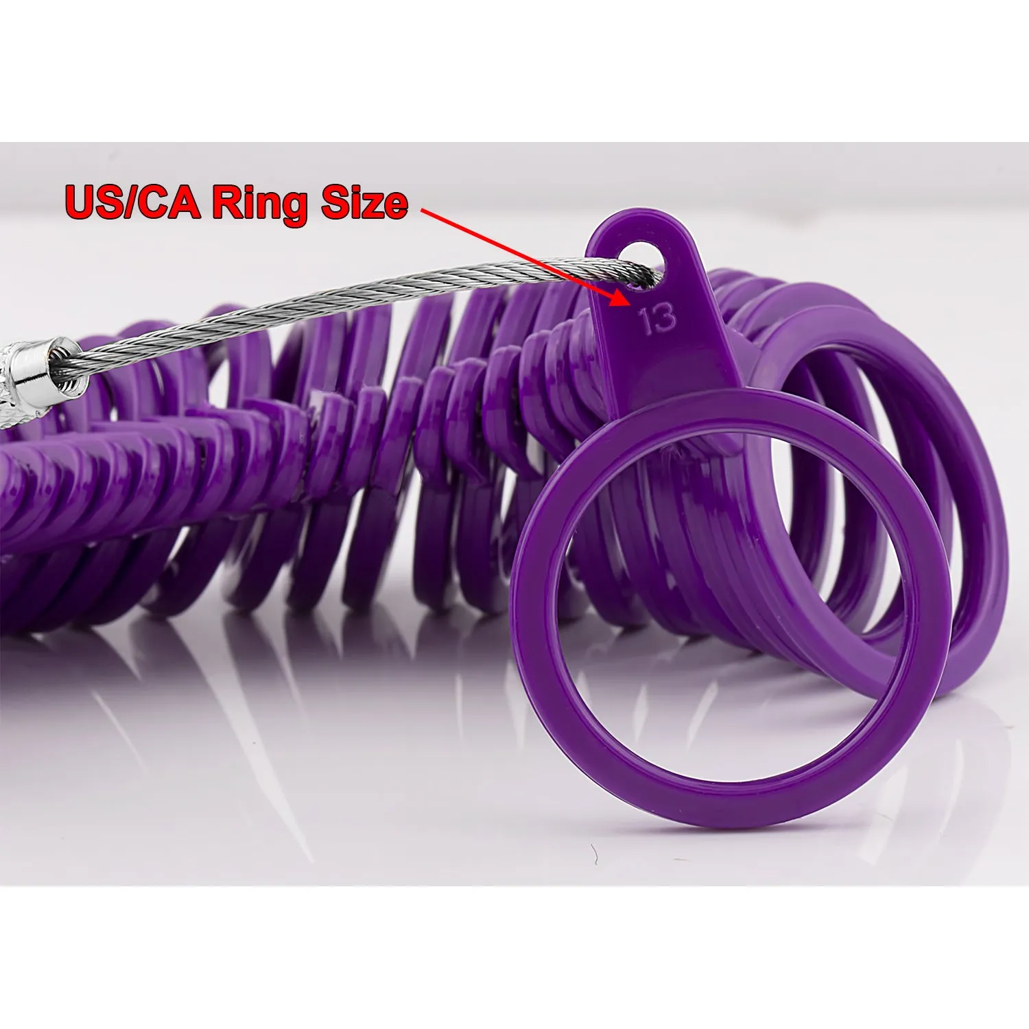 Finger Ring Sizer - Plastic