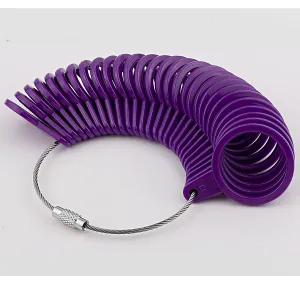 Finger Ring Sizer - Plastic