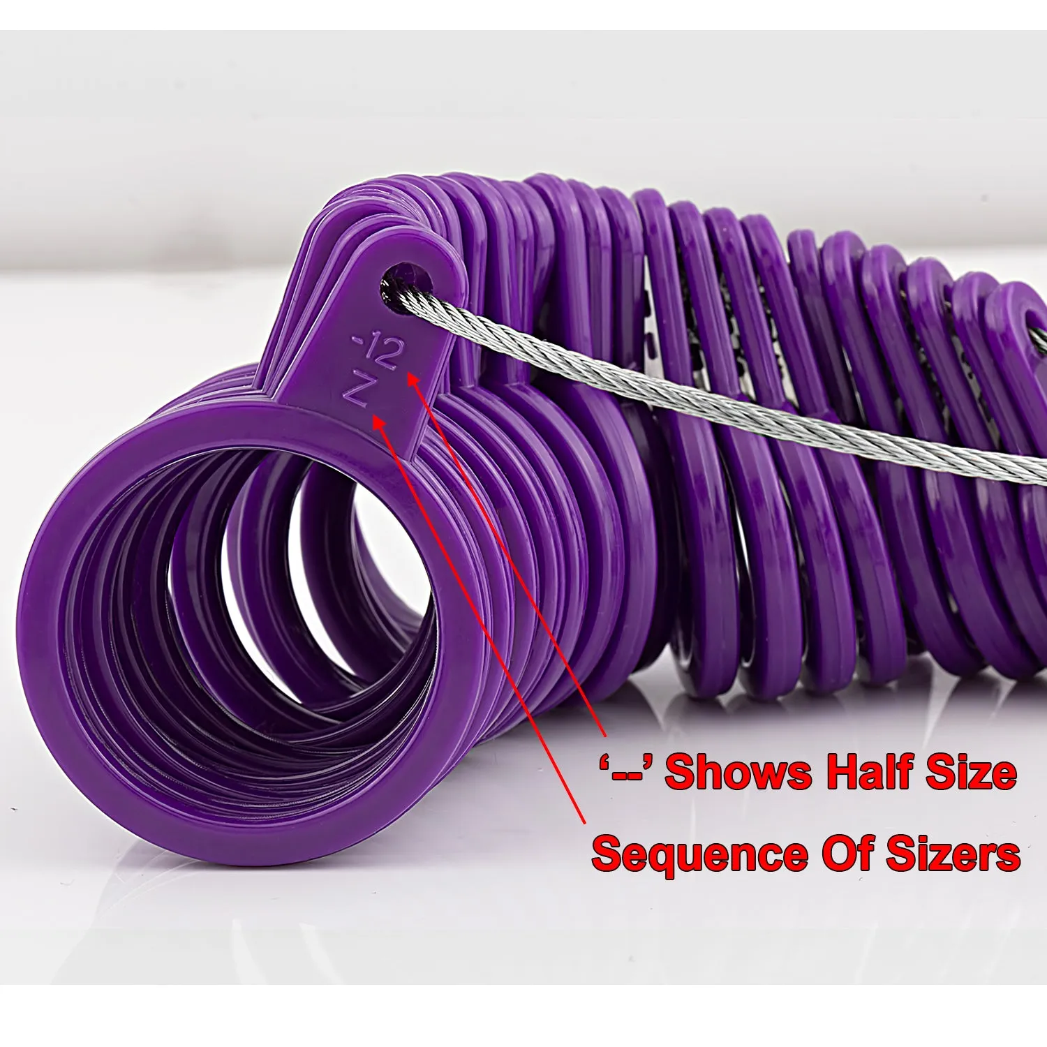 Finger Ring Sizer - Plastic