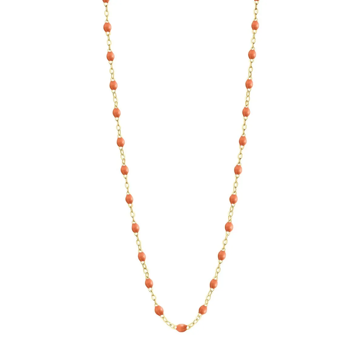 fire gigi classic necklace 18 inch- 18k yellow gold