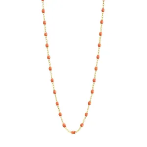 fire gigi classic necklace 18 inch- 18k yellow gold