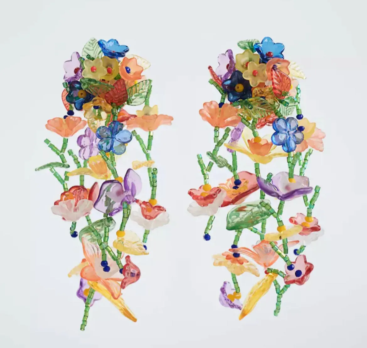 FLOWER BOMB STATEMENT EARRINGS