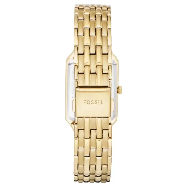 Fossil Raquel Gold Stainless Steel Silver Dial Quartz Watch for Ladies - ES5220