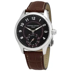 Frederique Constant Horological Quartz Brown Leather Men's Smart Watch FC-285BBR5B6BR