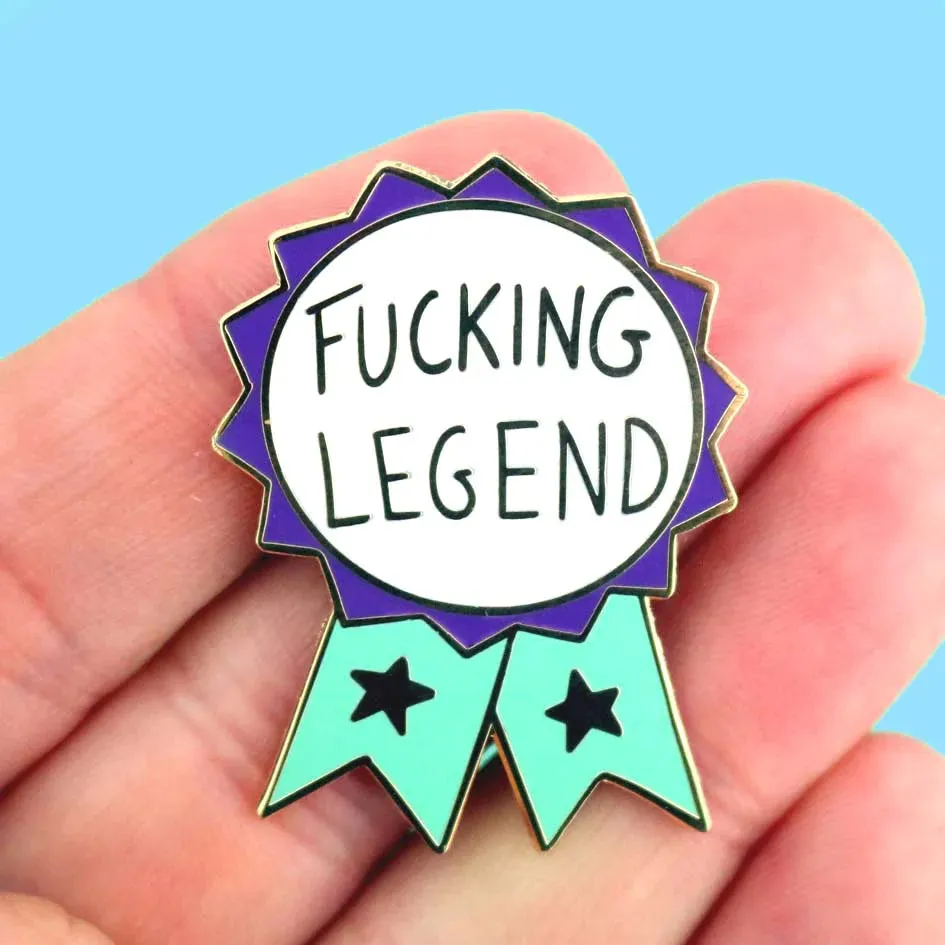 Fucking Legend Lapel Pin | Jubly-Umph