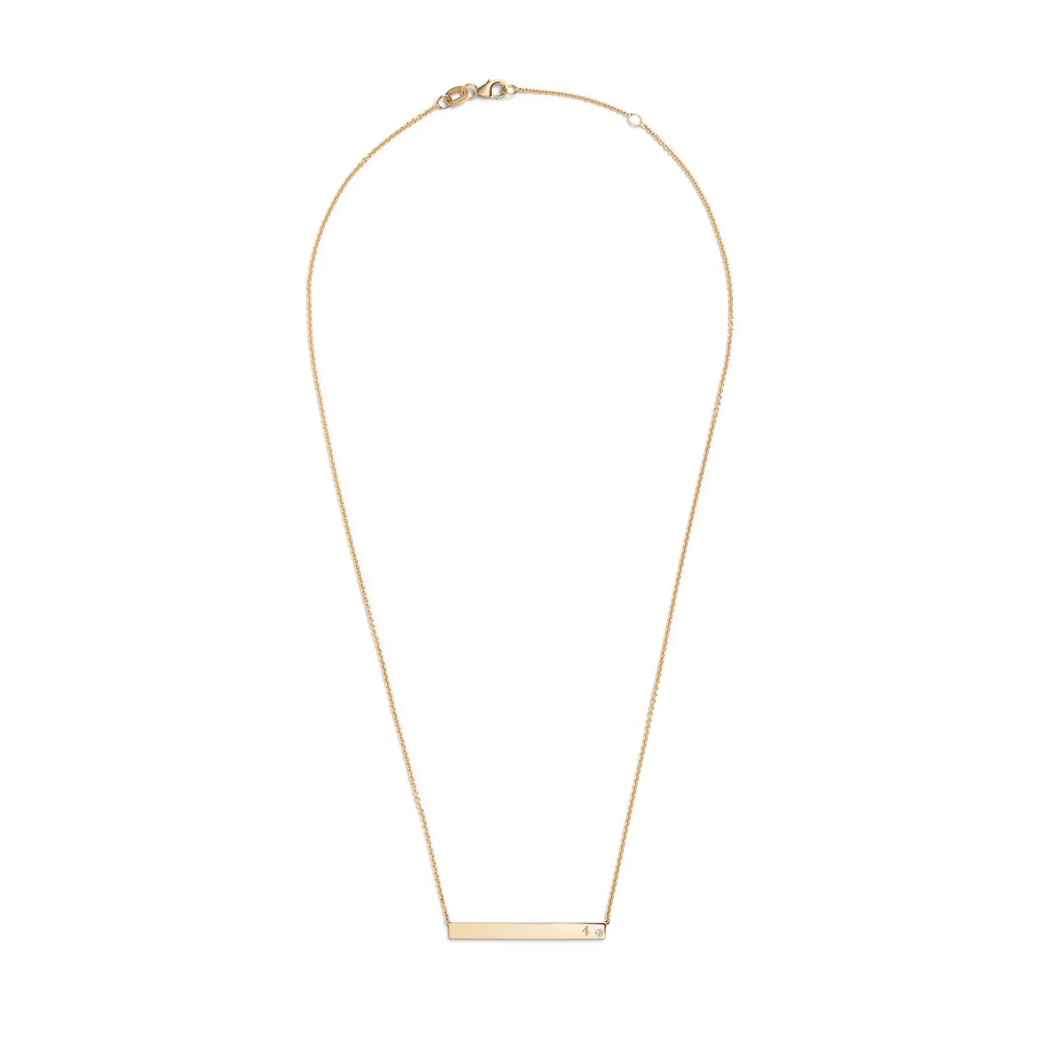 Gaia Horizontal Bar Necklace