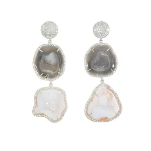 Geode Drop Earrings
