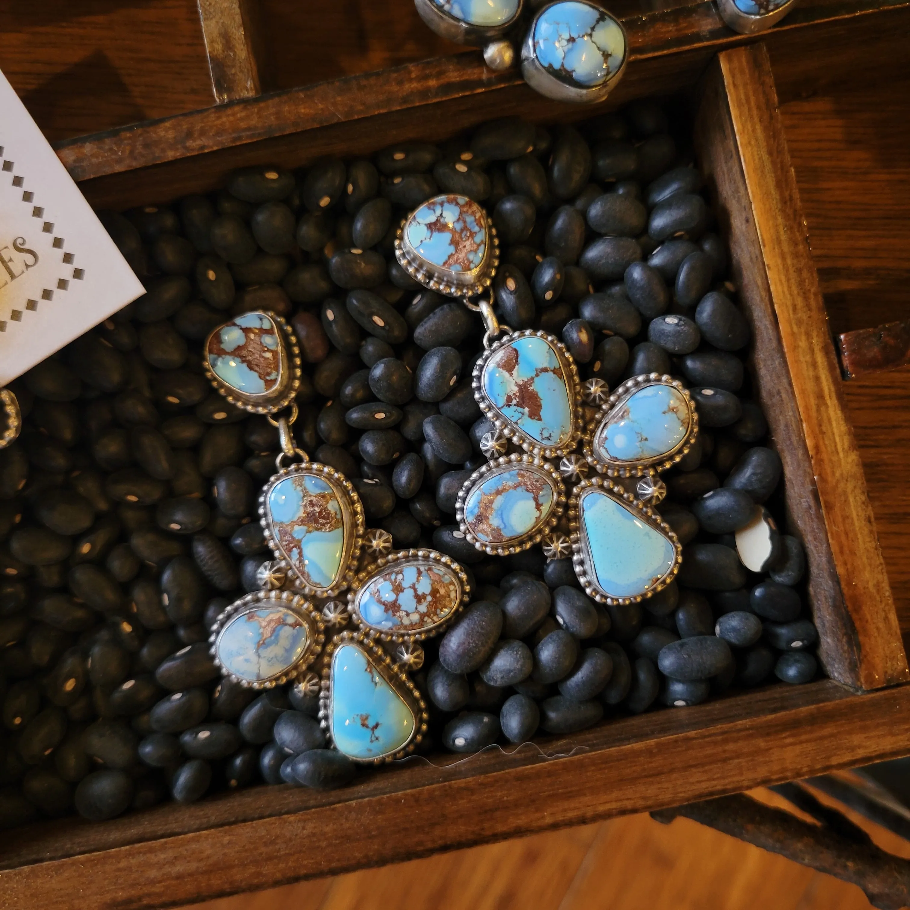 Georgina Statement Earrings - Golden Hills