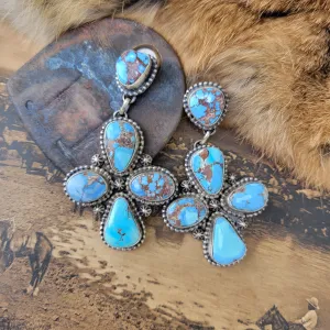 Georgina Statement Earrings - Golden Hills
