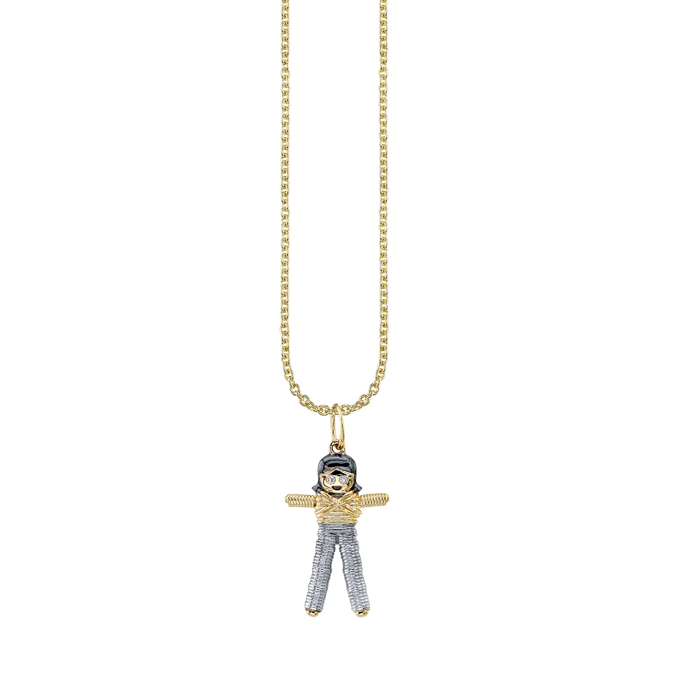Gold & Diamond Ana Doll Charm
