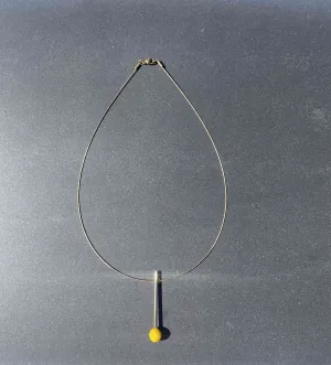 Gold Bar Drop Necklace