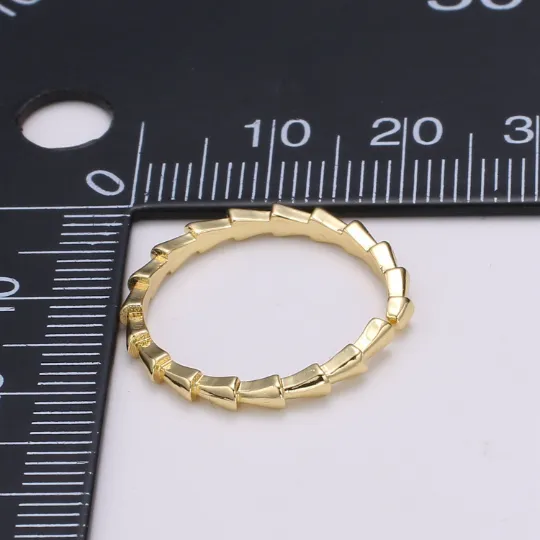 Gold Foxtail Chain Ring, Gold Stacking Ring, Chain Ring, Gold Chain Ring, Statement Ring, Fox Tail Ring, Midi Chain Ring, Minimalist Ring