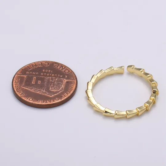 Gold Foxtail Chain Ring, Gold Stacking Ring, Chain Ring, Gold Chain Ring, Statement Ring, Fox Tail Ring, Midi Chain Ring, Minimalist Ring