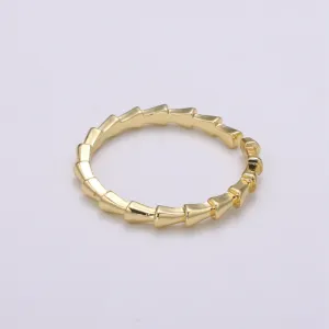 Gold Foxtail Chain Ring, Gold Stacking Ring, Chain Ring, Gold Chain Ring, Statement Ring, Fox Tail Ring, Midi Chain Ring, Minimalist Ring