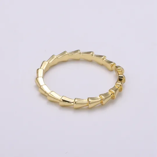 Gold Foxtail Chain Ring, Gold Stacking Ring, Chain Ring, Gold Chain Ring, Statement Ring, Fox Tail Ring, Midi Chain Ring, Minimalist Ring